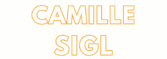 logo texto camille sigle con borde amarillo